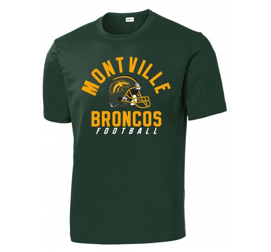 Montville Broncos Football Sport-Tek® PosiCharge® Competitor™ Tee